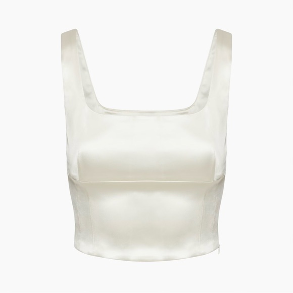 Aritzia Tops - NWOT Aritzia Ten Shine Satin Bustier